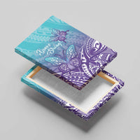 Polynesia Suicide Prevention Month Canvas Wall Art Butterfly Purple And Teal Ribbon Tomorrow Needs You LT14 - Polynesian Pride