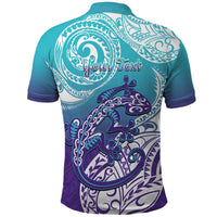 Personalised New Zealand Suicide Prevention Month Polo Shirt You Matter NZ Fern With Maori Koru Lizard
