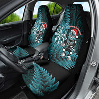 New Zealand Darts Christmas Car Seat Cover Maori Fern Merry Dartsmas LT14 - Polynesian Pride