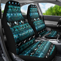 New Zealand Darts Christmas Car Seat Cover Merry Xmas Aotearoa Maori Paua Shell - Polynesian Pride