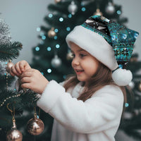 New Zealand Darts Christmas Santa Hat Merry Xmas Aotearoa Maori Paua Shell - Polynesian Pride