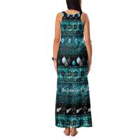 New Zealand Darts Christmas Family Matching Tank Maxi Dress and Hawaiian Shirt Merry Xmas Aotearoa Maori Paua Shell LT14 - Polynesian Pride