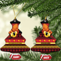 Papua New Guinea Christmas Ceramic Ornament Bikpela hamamas blong dispela Krismas - Polynesian Pride