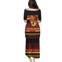 Papua New Guinea Christmas Family Matching Puletasi and Hawaiian Shirt Bikpela hamamas blong dispela Krismas LT14 - Polynesian Pride