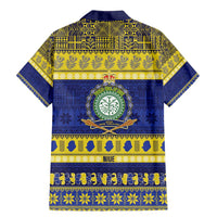 Niue Christmas Family Matching Mermaid Dress and Hawaiian Shirt Monuina e Kilisimasi Hiapo Motifs LT14 - Polynesian Pride