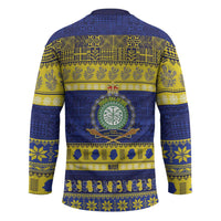 Niue Christmas Hockey Jersey Monuina e Kilisimasi Hiapo Motifs - Polynesian Pride