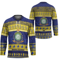 Niue Christmas Hockey Jersey Monuina e Kilisimasi Hiapo Motifs - Polynesian Pride