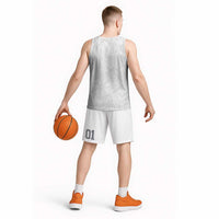 Tapu Fanau Ia Niue Basketball Jersey Happy White Sunday Unique Hiapo - Polynesian Pride