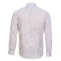 Tapu Fanau Ia Niue Family Matching Off The Shoulder Long Sleeve Dress and Hawaiian Shirt Happy White Sunday Unique Hiapo LT14 - Polynesian Pride