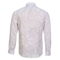 Tapu Fanau Ia Niue Family Matching Off Shoulder Maxi Dress and Hawaiian Shirt Happy White Sunday Unique Hiapo LT14 - Polynesian Pride