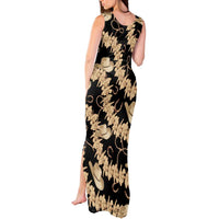 Vanuatu Cowboy Tank Maxi Dress Seamless Straw Hats Hibiscus - Polynesian Pride