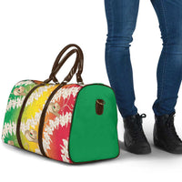 Vanuatu Cowboy Travel Bag Straw Hats Hibiscus With Sand Drawing - Polynesian Pride