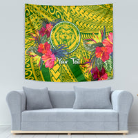 Personalised Leone High School Tapestry American Samoa Schools Polynesian Tropical Flowers LT14 - Polynesian Pride