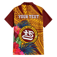 Personalised Tafuna High School Hawaiian Shirt American Samoa Schools Polynesian Tropical Flowers LT14 - Polynesian Pride