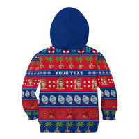 Personalised Guam Christmas Kid Hoodie Felis Pasgua LT14 - Polynesian Pride