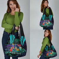 Personalised Pasifika Festival Auckland Grocery Bag Pacific Islands Polynesian Pattern