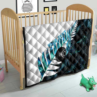 New Zealand Lawn Bowls Custom Quilt Aotearoa Silver Fern Paua Shell LT14 - Polynesian Pride