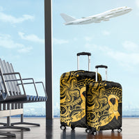 Polynesia Bone Cancer Awareness Luggage Cover Fight Warriors