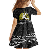Personalised Polynesia World Lung Cancer Day Family Matching Off Shoulder Maxi Dress and Hawaiian Shirt Faith Hope Love LT14 - Polynesian Pride