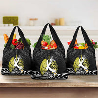 Polynesia World Lung Cancer Day Grocery Bag Faith Hope Love