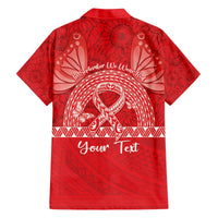 Personalised In September We Wear Red Hawaiian Shirt Polynesia Blood Cancer Awareness LT14 - Polynesian Pride