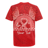 Personalised In September We Wear Red Rugby Jersey Polynesia Blood Cancer Awareness LT14 - Polynesian Pride