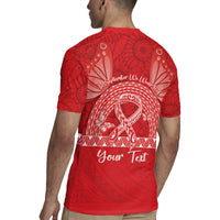 Personalised In September We Wear Red Rugby Jersey Polynesia Blood Cancer Awareness LT14 - Polynesian Pride