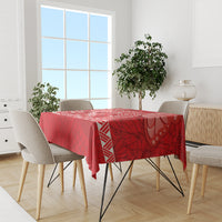 Personalised In September We Wear Red Tablecloth Polynesia Blood Cancer Awareness LT14 - Polynesian Pride