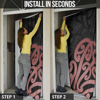 New Zealand Mangopare Tamanako Door Cover Aotearoa Maori - Polynesian Pride
