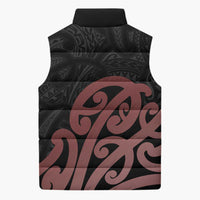 New Zealand Mangopare Tamanako Sleeveless Puffer Jacket Aotearoa Maori - Polynesian Pride
