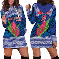 Custom Samoa Rugby Hoodie Dress 2024 Go Champions Samoan Gingers LT14 - Polynesian Pride