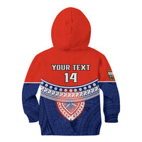 Custom Fiji School Kid Hoodie Marist Brothers Fijian Tapa Pattern LT14 - Polynesian Pride