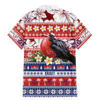 Kiribati Christmas Family Matching Mermaid Dress and Hawaiian Shirt Frigatebird Santa Tekeraoi n te Kiritimati LT14 - Polynesian Pride
