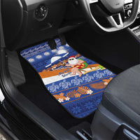 Marshall Islands Christmas Car Mats Beachy Santa Monono ilo raaneoan Nejin LT14 - Polynesian Pride