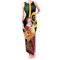Vanuatu Christmas Tank Maxi Dress Vanuatuan Conch Shell - Meri Krismas!