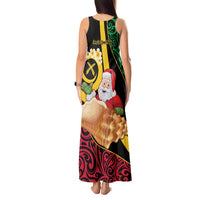 Vanuatu Christmas Tank Maxi Dress Vanuatuan Conch Shell - Meri Krismas!