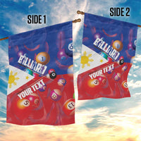 Personalised Philippines Billiards Garden Flag Cue With Balls Flag Style - Polynesian Pride