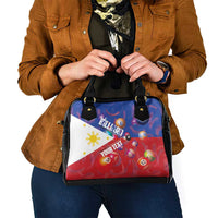 Personalised Philippines Billiards Shoulder Handbag Cue With Balls Flag Style - Polynesian Pride