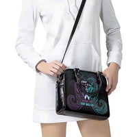 Suicide Awareness Memorial Shoulder Handbag I Wear Purple and Teal For Someone I Miss - Polynesian Pride