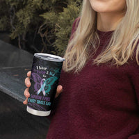 Suicide Awareness Memorial Tumbler Cup I Wear Purple and Teal For Someone I Miss - Polynesian Pride