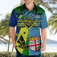 Custom Malampa Fiji Day Hawaiian Shirt Together We Grow Proud Polynesian Tapa Artsy LT14 - Polynesian Pride