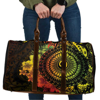 Vanuatu Travel Bag Hibisus Polynesian Pattern Reggae - Polynesian Pride