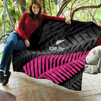 New Zealand Silver Fern Rugby Custom Quilt 2025 All Black Go Champions - Polynesian Pride