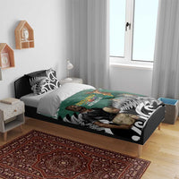New Zealand South Africa Rugby Bedding Set Springboks Kente All Black Maori Together LT14 - Polynesian Pride