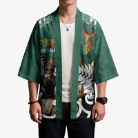 New Zealand South Africa Rugby Custom Kimono Springboks Kente All Black Maori Together - Polynesian Pride