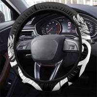 New Zealand South Africa Rugby Steering Wheel Cover Springboks Kente All Black Maori Together LT14 - Polynesian Pride