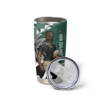New Zealand South Africa Rugby Tumbler Cup Springboks Kente All Black Maori Together LT14 - Polynesian Pride