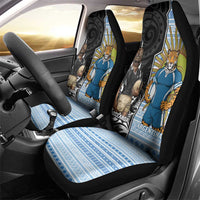 New Zealand Argentina Rugby Car Seat Cover 2025 Los Pumas All Black Together LT14 - Polynesian Pride