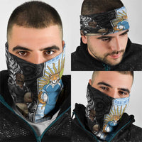 New Zealand Argentina Rugby Neck Gaiter 2025 Los Pumas All Black Together - Polynesian Pride