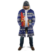 Nauru Christmas Cloak Cute Santa Coat Of Arms Merry Xmas LT14 - Polynesian Pride